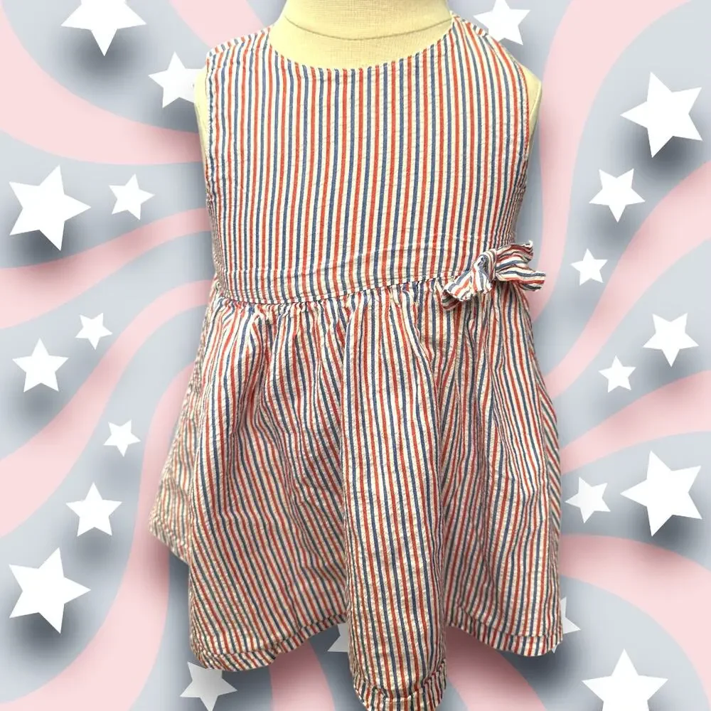 Red White Blue Baby Dress